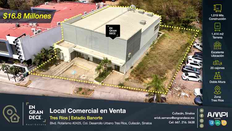 local comercial en venta blvd rotarismo desarrollo urbano tres rios culiacan sinaloa pvDvrVl