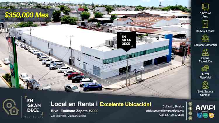 local comercial en renta blvd emiliano zapata los pinos culiacan sinaloa pGEtVf9
