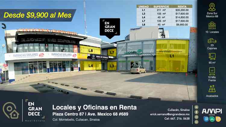 local comercial en renta ave mexico 68 fracc montebello culiacan sinaloa pGJ273i