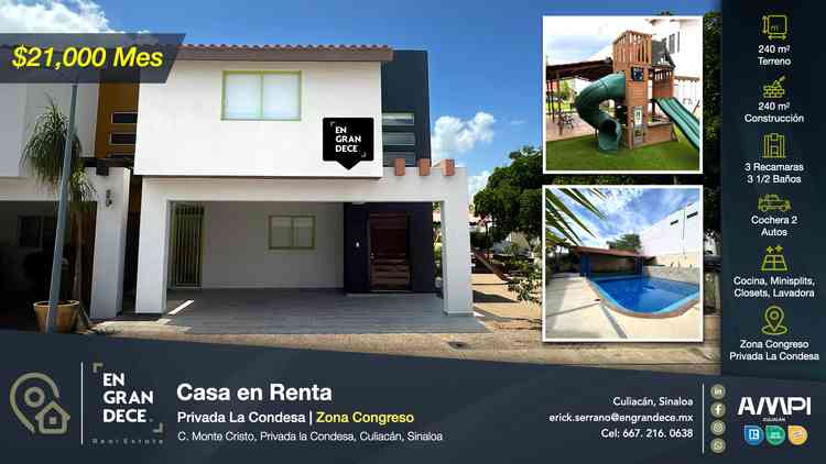 casa en renta monte cristo congreso del estado culiacan sinaloa pAi0niJ